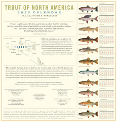 Trout of North America 2025 Calendar