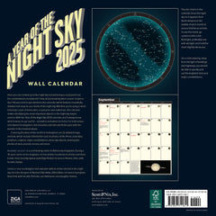 Year of the Night Sky 2025 Calendar