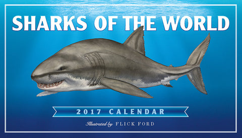 Sharks of the World 2017 Wall Calendar